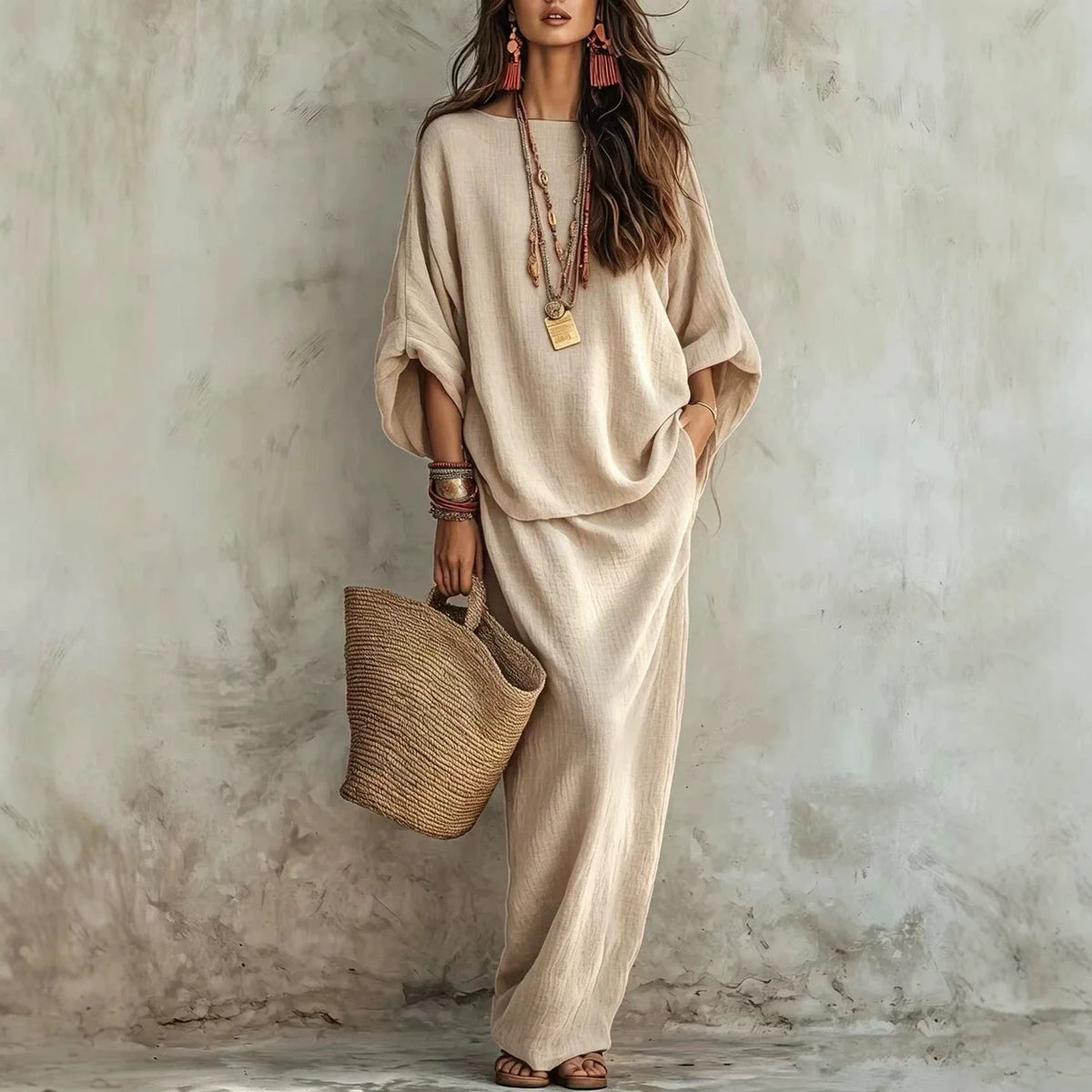 Women's Bohemian Two-Piece Set. Pure comfort and Style