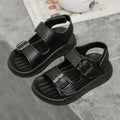 Summer Boys Sandals New Children Beach Shoes Lightweight Casual Shoes Fashion Sports Kids Non Slip Durable Leather Sandals
