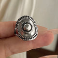 925 Sterling Silver Rings for Women Couple Minimalist Handmade Simple Round Strip Ring Fine Jewelry Gift Prevent Allergy