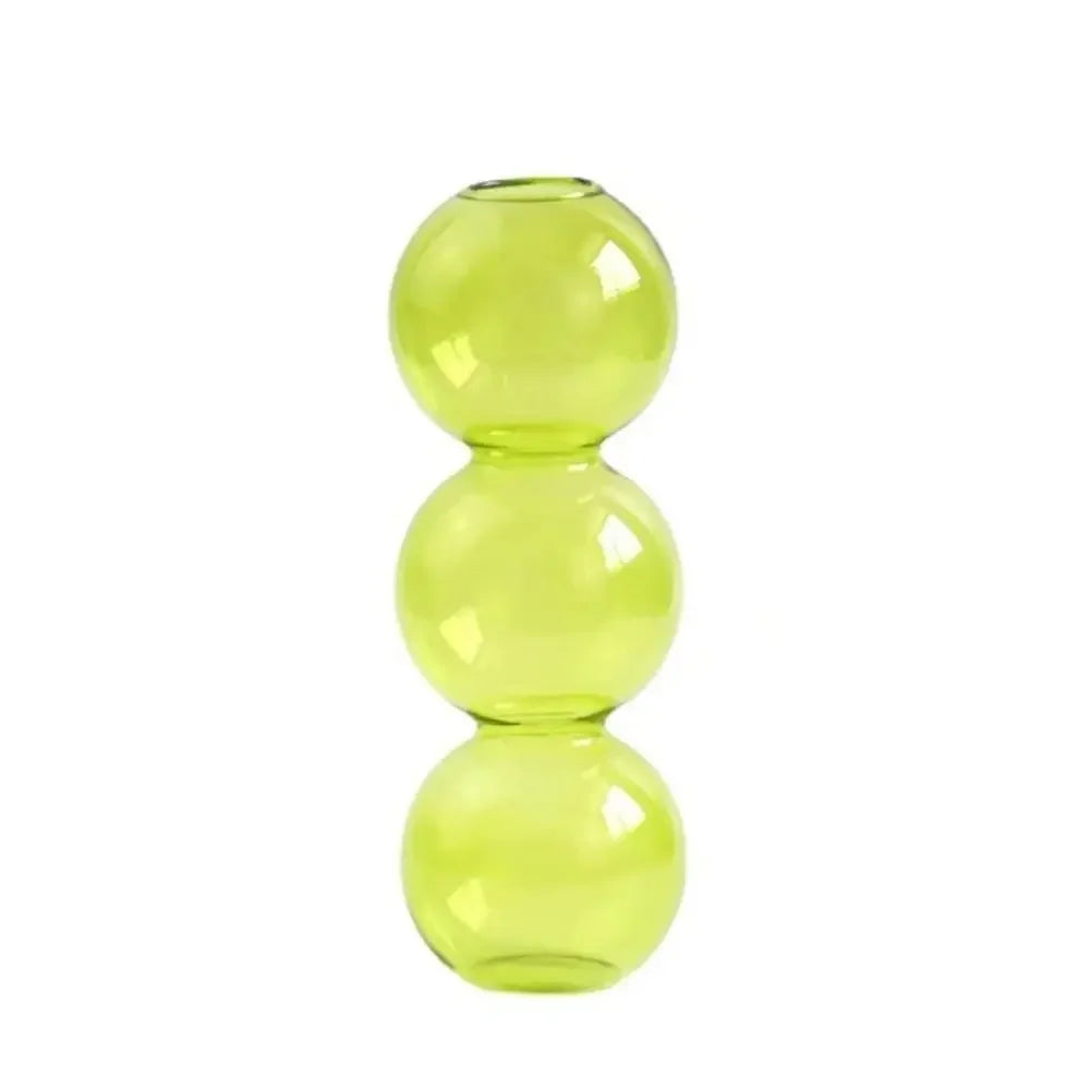 Living Room Glass Vase Creativity Contracted Dining Room Flower Arrangement Dry Flower Simulation Flower Decor Christmas Gifts
