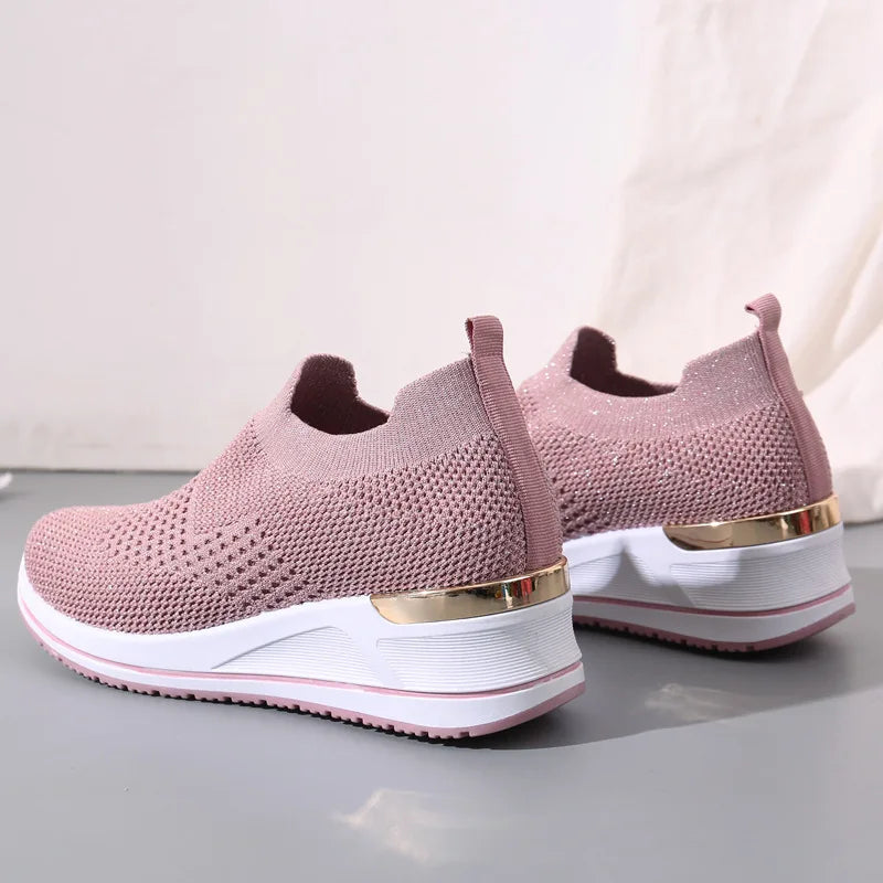 summer new women's shoes increase platform shoes Breathable comfortable casual shoes women's shoes