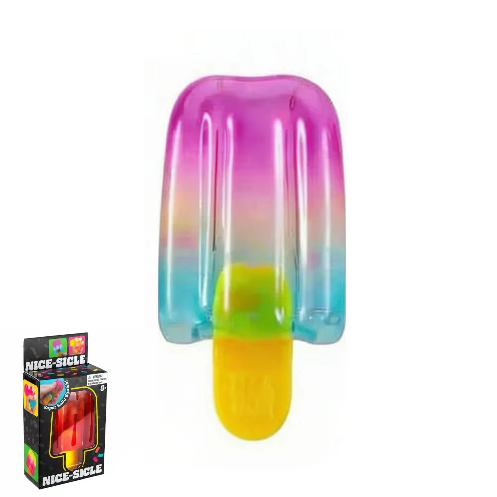 NeeDoh Squishy Toys Set – Pizza, Ice Cream, Gummy Bear, Jelly Squish & Cake Soft Sensory Stress Relief Fidget Toy
