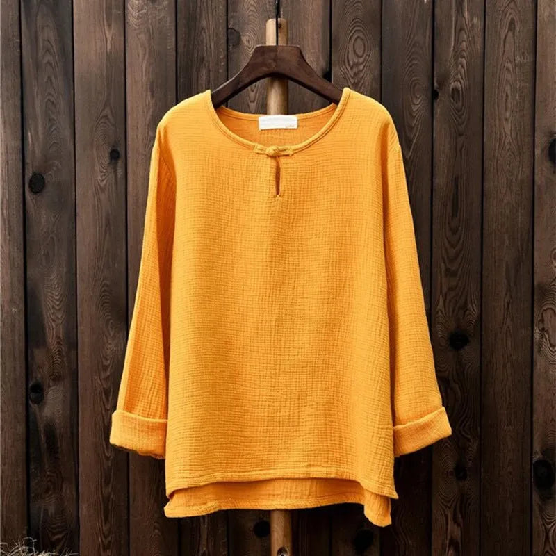 Women's Plus Size Button Top