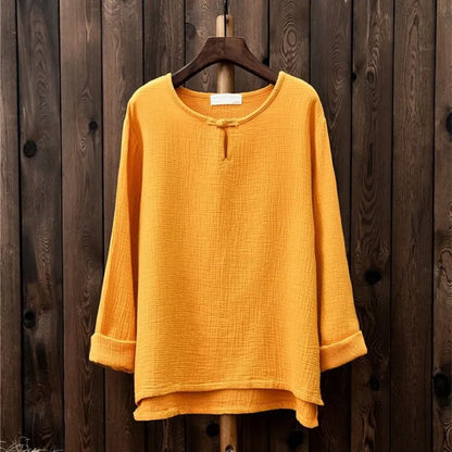Women's Plus Size Button Top