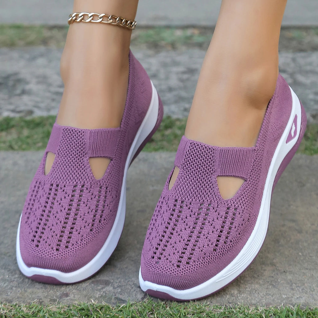 Summer women's casual sports shoes simple  light and solid women's shoes for sale throughout the four seasons with free shipping