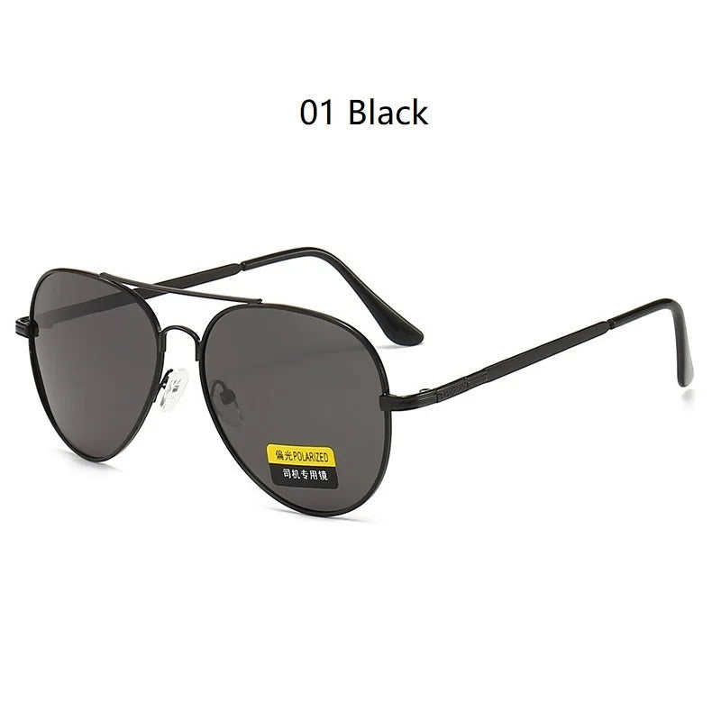 Classic Men And Women Polarized Sunglasses Fashion Metal Pilot Driving Fishing Sun Glasses Man Vintage Sunglass Eyeglasses