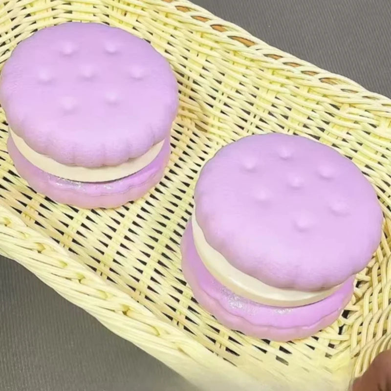 Squishy Simulated Cake Squeeze Toy Stress Relief Slow Rising Sensory Fidget Toys for Anxiety ADHD Autism Kids Adults