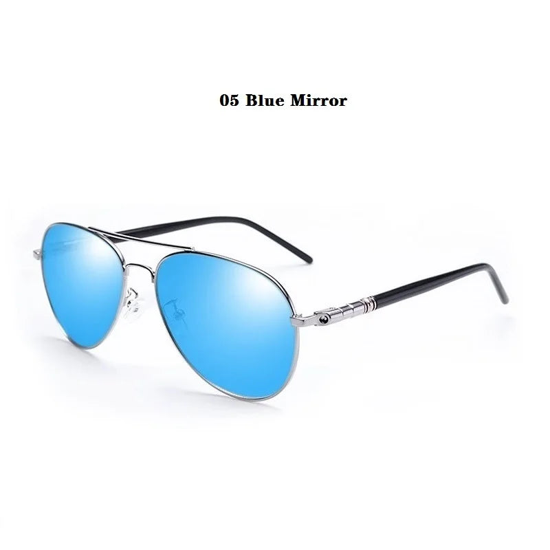 Classic Men And Women Polarized Sunglasses Fashion Metal Pilot Driving Fishing Sun Glasses Man Vintage Sunglass Eyeglasses