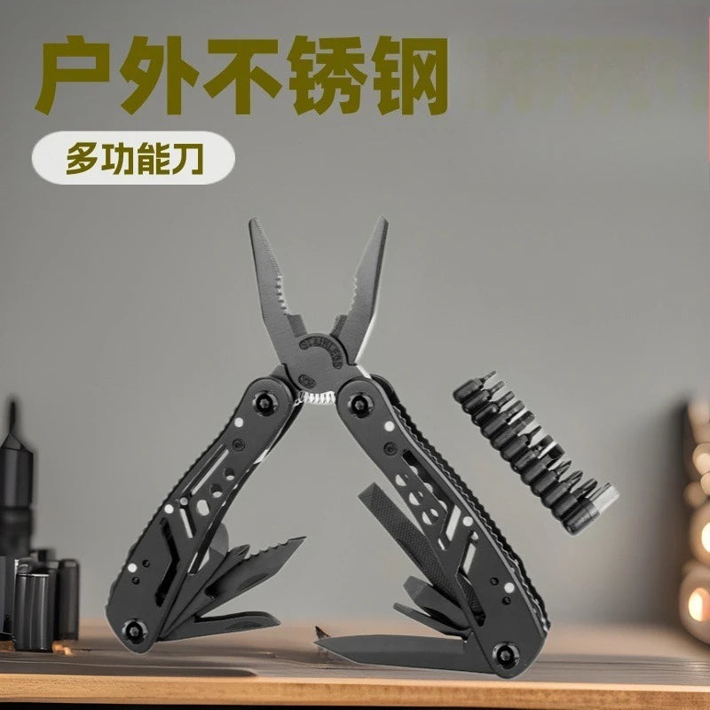 Multitool 24-in-1 Multitools Pliers with Professional multitool survivalowy Camping and Hunting Gifts for Men Dad Hus band