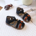 Boys Summer Closed Toe Sandals Anti-Collision Soft Sole Beach Shoes Non-Slip Rubber Bottom Toddler Casual Footwear 21-30