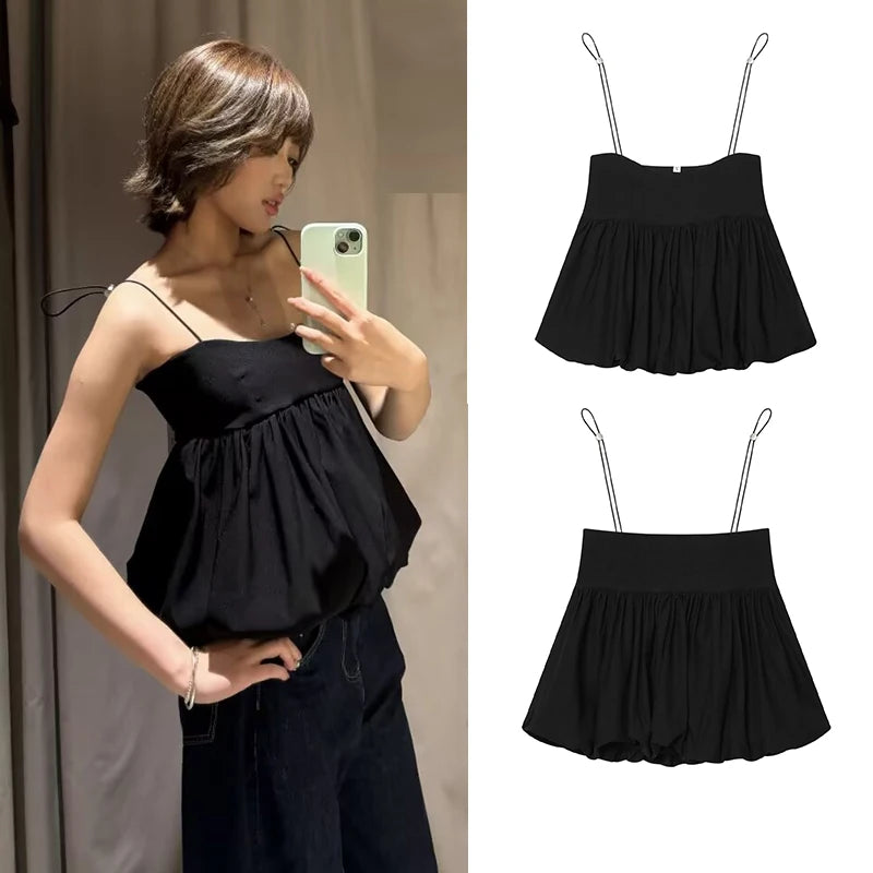 New Women's Blouses & Tops Summer 2026 Fashion Young Women's Holiday Camis Tops Chic Comfortable Street Sexy Blouses