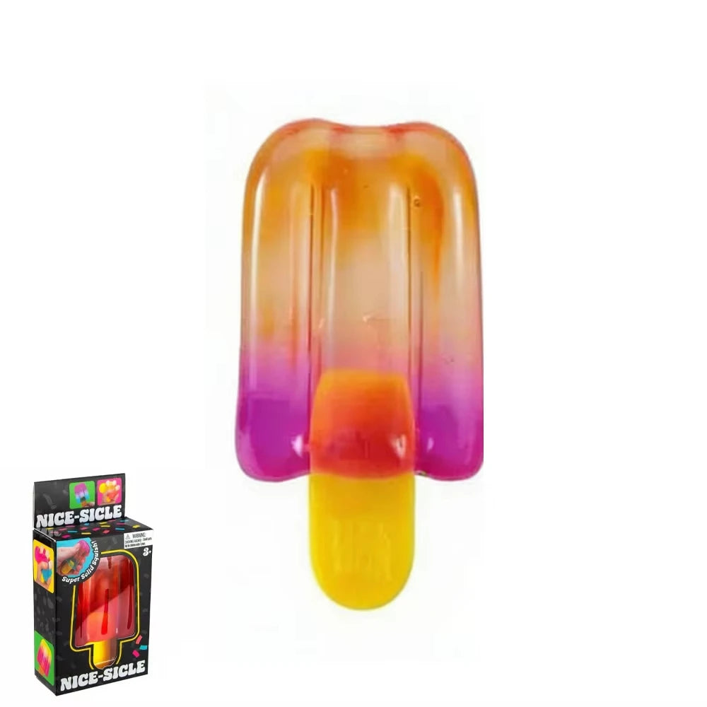 NeeDoh Squishy Toys Set – Pizza, Ice Cream, Gummy Bear, Jelly Squish & Cake Soft Sensory Stress Relief Fidget Toy