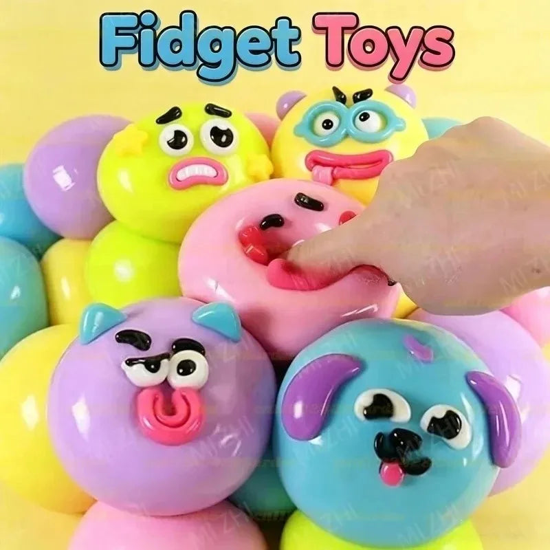 The new 2026 Smushers Squishy, Squishy exchanges dog face toys, slowly rises the foldable toys and relaxes the senses.