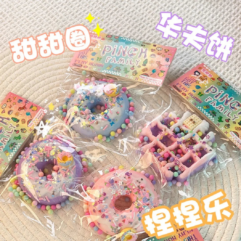 Bestseller Squishy Cake Doughnut Stress Relief Toy, Extra Large Sensory Fidget Toys for Kids Adults Anxiety Relaxation Squeeze G