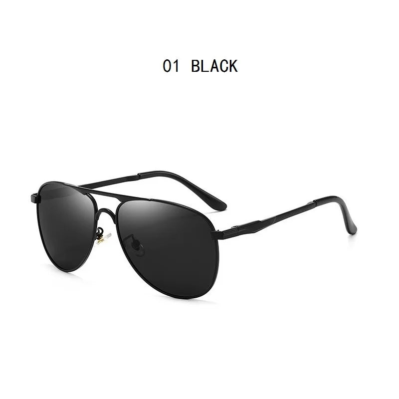 Classic Men And Women Polarized Sunglasses Fashion Metal Pilot Driving Fishing Sun Glasses Man Vintage Sunglass Eyeglasses