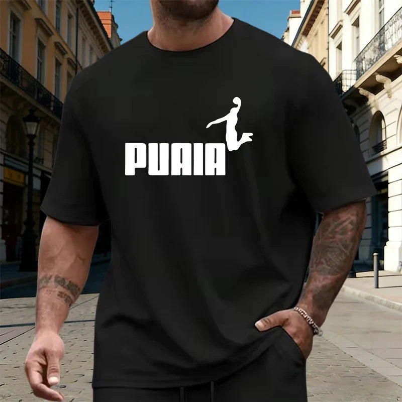 Summer Mens T-Shirt Tracksuit Casual Jogging Sportswear Outdoor Sports Adult Clothes Quality Street O Neck Short Sleeves Shorts