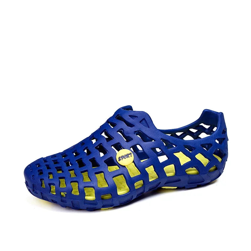 Summer Men Water Shoes Breathable Beach Sandals Upstream Water Shoes Women's Quick-drying Hollow Slippers Aqua Shoes