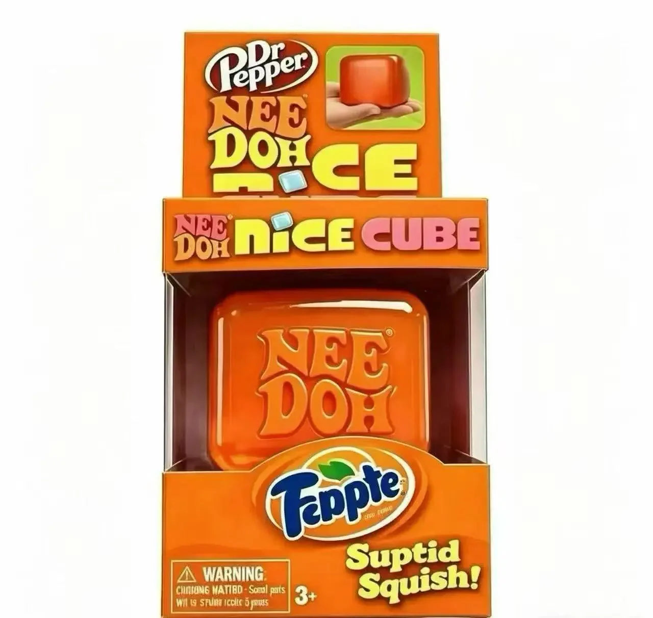 @Nee-Doh Nice Cube Super Solid Squishy Stress Relief Toy Soft Squeeze Fidget Toy for Office Anxiety Relief  Adults Gifts