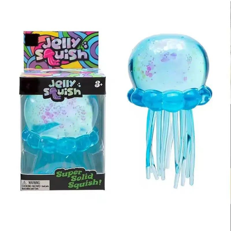 NeeDoh Squishy Toys Set – Pizza, Ice Cream, Gummy Bear, Jelly Squish & Cake Soft Sensory Stress Relief Fidget Toy