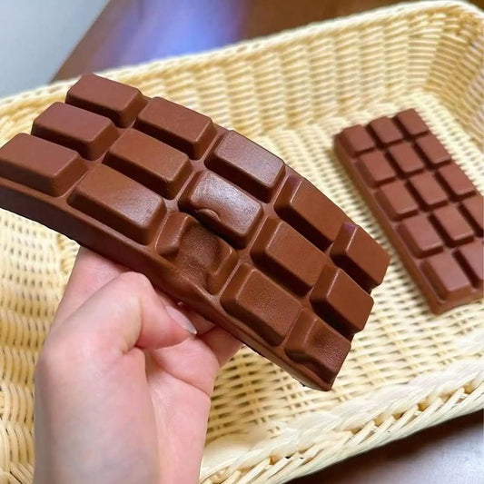 Squishys Simulated Chocolate Squeeze Toy Silicone Soft Slow Rebound Fidget Toys Stress Relief Toy Sensory Squeeze Toys For Adult
