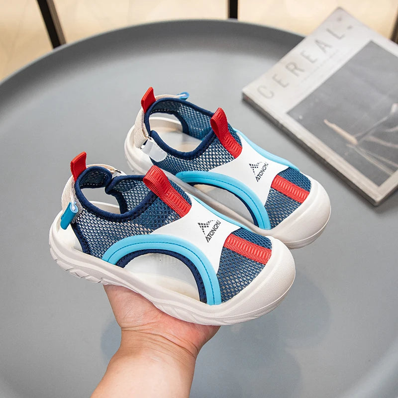 New Summer Kids Athletic Sandals for Boys Girls Anti-slippery Lightweight Toddler Beach Shoes with Colorful Options Versatile