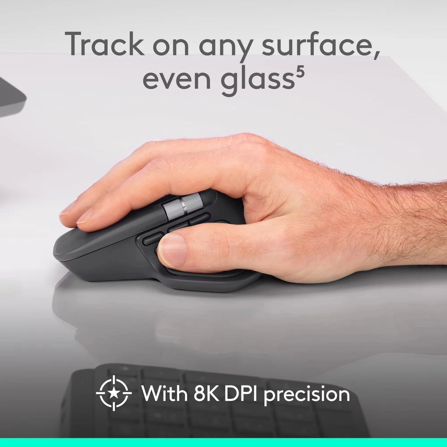 NEW Logitech MX Master 4 Ergonomic Wireless Mouse with Advanced Performance Haptic Feedback Ultra-Fast Scrolling, USB-C Charging