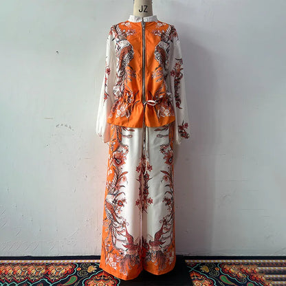 Women's Bohemian Style Two Piece Outfit
