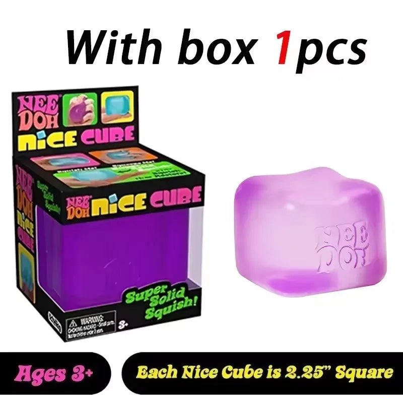 //In Stock// Squishy Schylling Needoh Nice Cube Sensory Stress Reliever Fidget Tool Anti-Anxiety Relief Squeeze Kids Toy 말랑이
