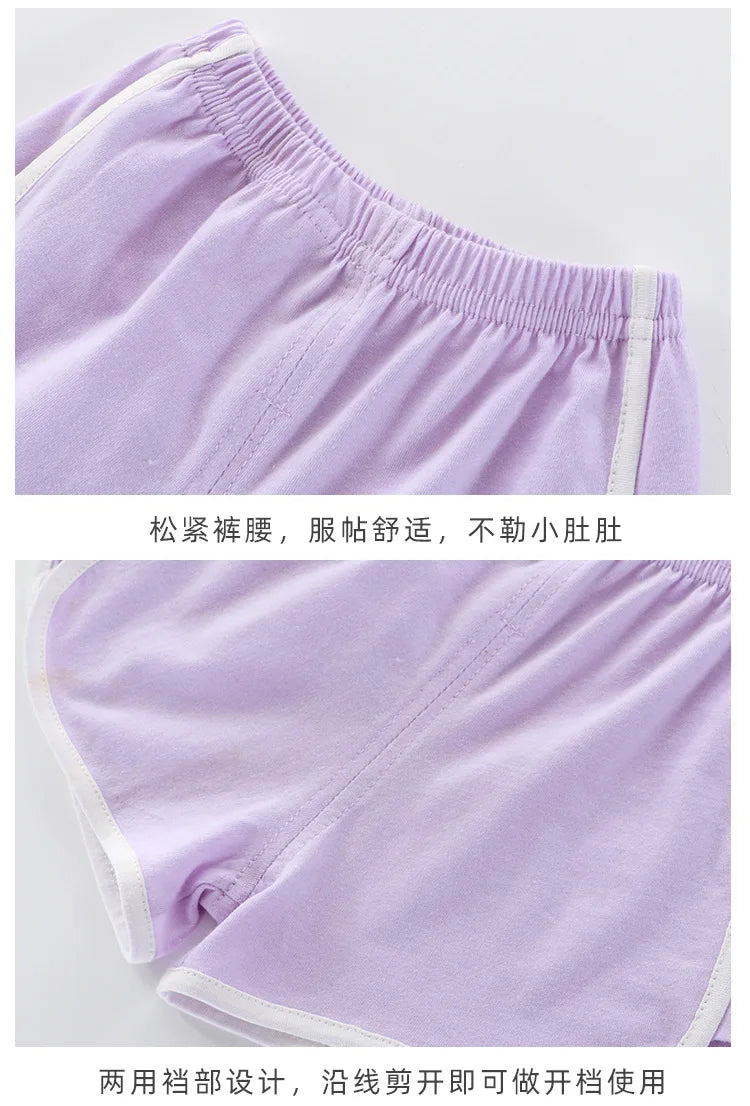 Summer toddler kids girls' clothes baby outfits sets camisole T-shirt top+shorts sports suit for children  girls' clothing sets