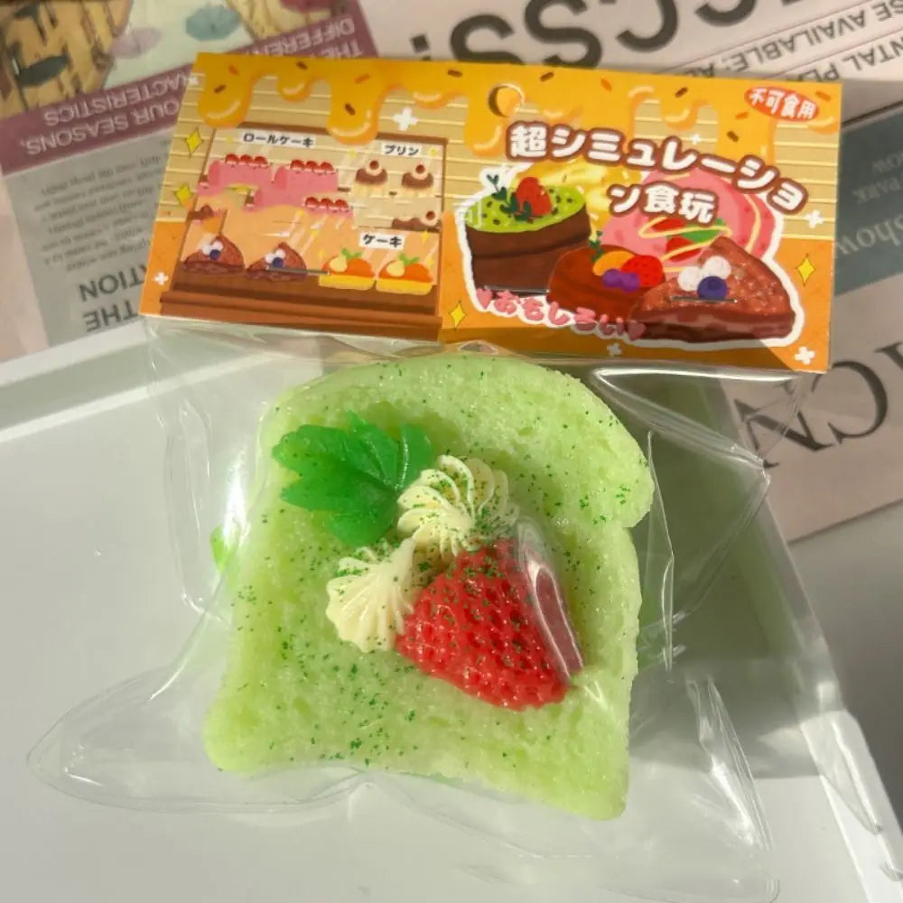 Squishy Cake Food Stress Relief Toys Soft Fidget Toy Kid Girl Super Shapeable Pinch Toy Cute Party Decor For Christmas Halloween