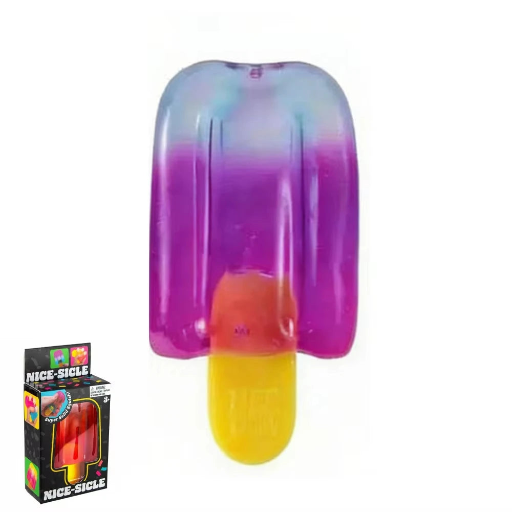 NeeDoh Squishy Toys Set – Pizza, Ice Cream, Gummy Bear, Jelly Squish & Cake Soft Sensory Stress Relief Fidget Toy