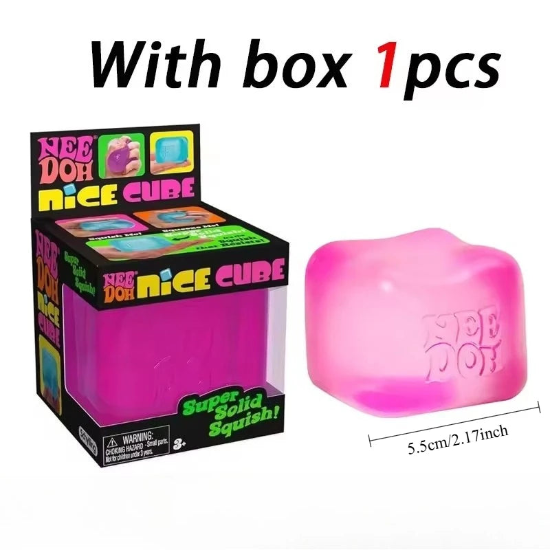 Squishy Soap Stress-Relief Fidget Toy Schylling Needoh Nice Cube Anti-Anxiety Slow Rebound Relaxing Toy Decompression Gift