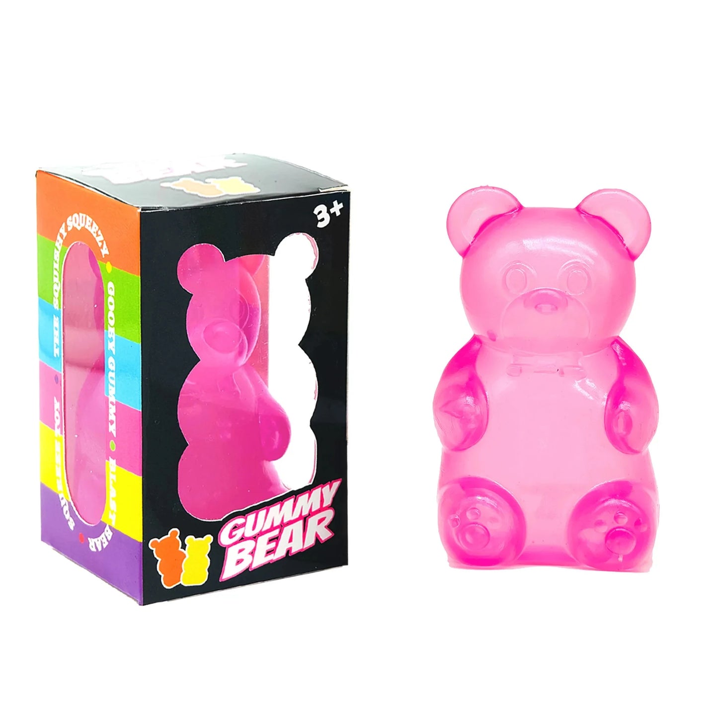 NeeDoh Squishy Toys Set – Pizza, Ice Cream, Gummy Bear, Jelly Squish & Cake Soft Sensory Stress Relief Fidget Toy