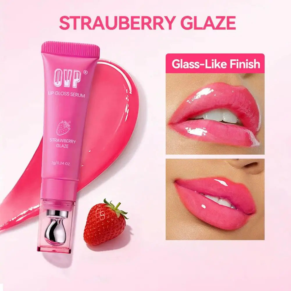 Fruit-flavored Enhancing Complexion Lip Serum, Hydrates and Moisturizes, Lip Glaze Cosmetics Make Up Convenient for Daily Use