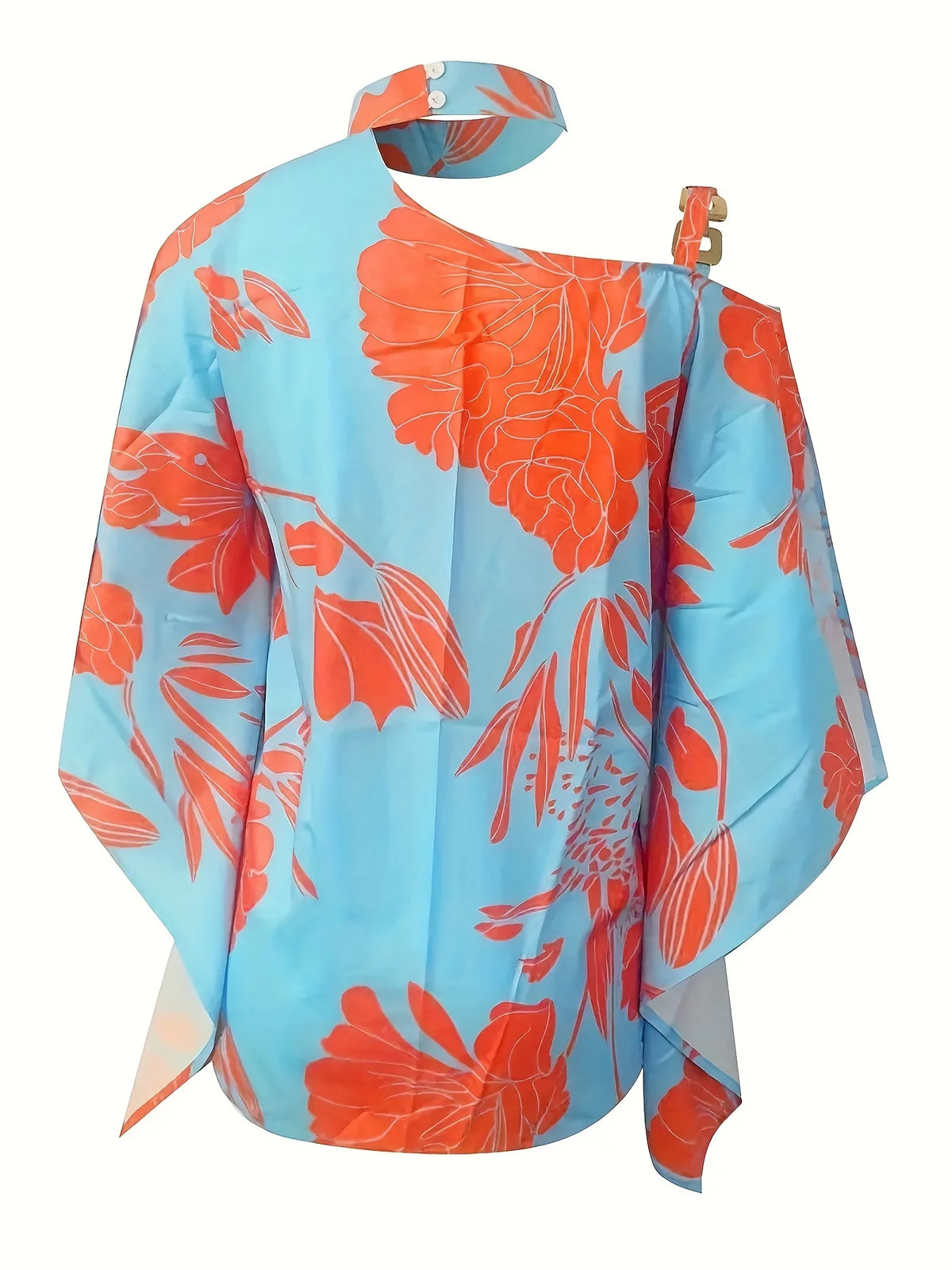Women's Plus-Size Floral Blouse