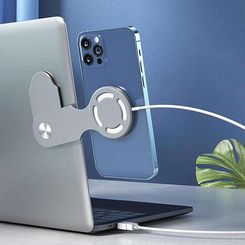 Phone Holder Aluminium Alloy Dual-Screen Laptop Screen Expand Stand Folding Side Mount Bracket For ipad Mobile Phone