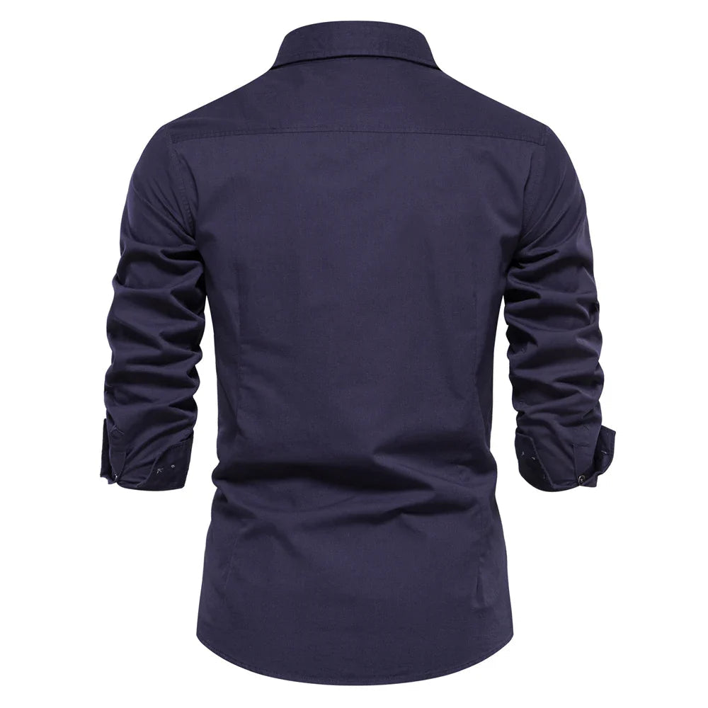 Men's Military Long Sleeved Shirt