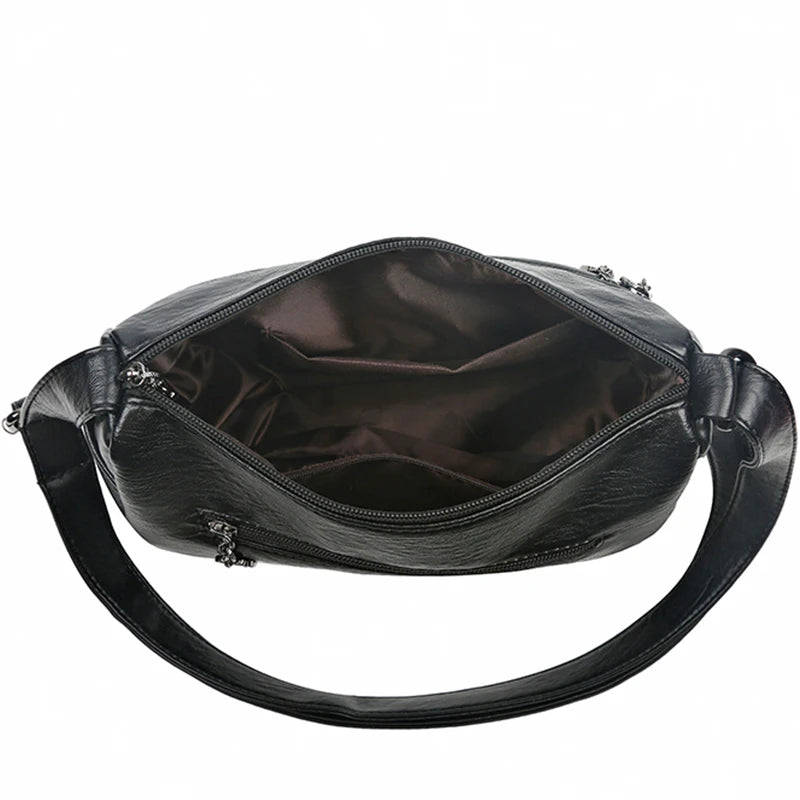 Luxury Purses and Handbags Women Bag High Quality Soft Leather Designer Multi-pocket Crossbody Shoulder Bag for Female 2022 Sac