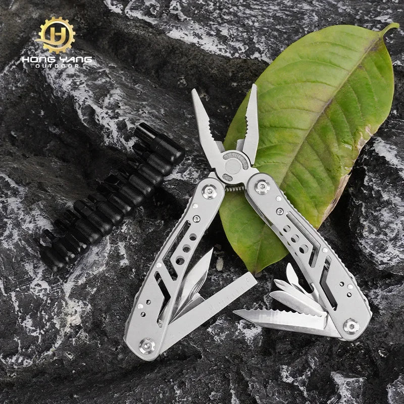 Multitool 24-in-1 Multitools Pliers with Professional multitool survivalowy Camping and Hunting Gifts for Men Dad Hus band