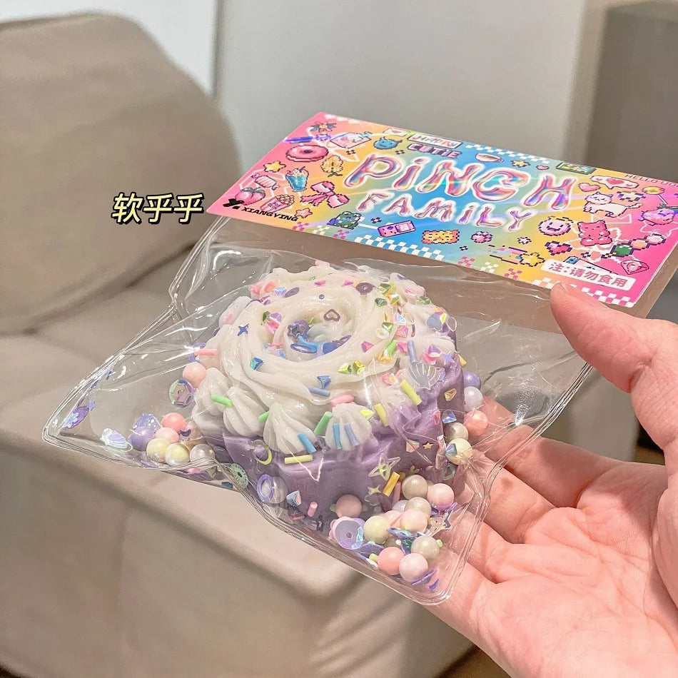 Bestseller Squishy Cake Doughnut Stress Relief Toy, Extra Large Sensory Fidget Toys for Kids Adults Anxiety Relaxation Squeeze G