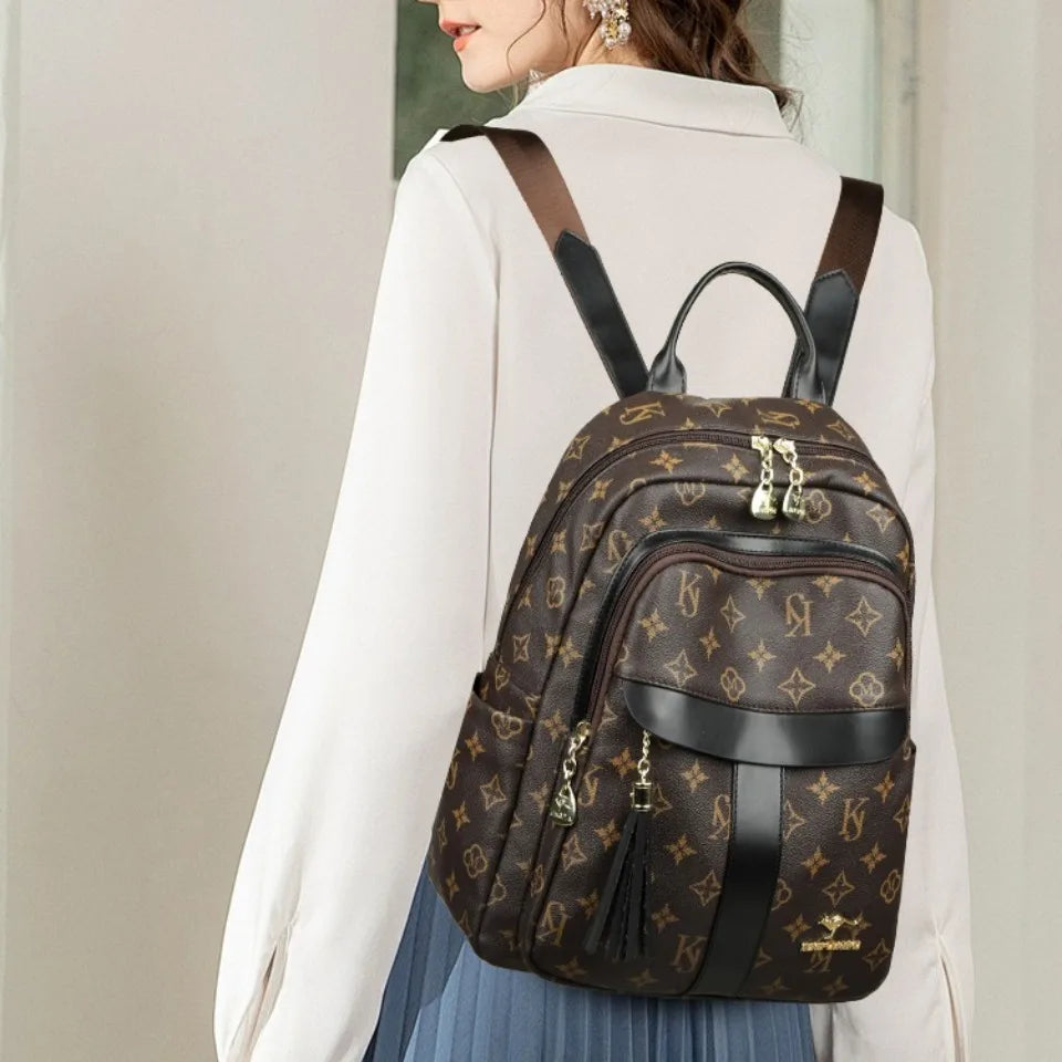 Ladies Designer Backpack – Premium PU Leather