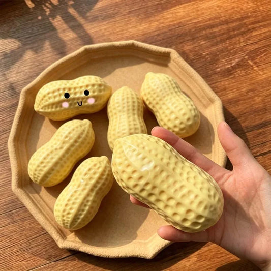 Peanut Squishy Toy Slow Rising Stress Relief Toy Simulation Fidget Toy For Adults Anxiety Relief Decompression Sensory Toys