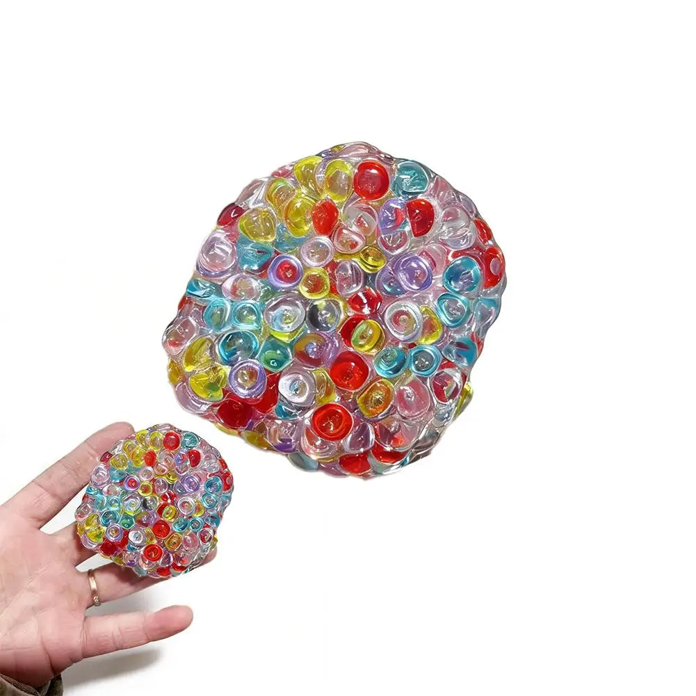 Squishy Balls Ice Beads Squeeze Toy Super Soft Fidget Sensory Toys for Kids Adults Anxiety Stress Relief Slow Rebound Gift