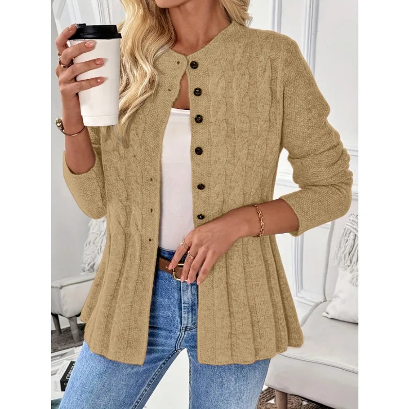 Women's Cable Knit Cardigan