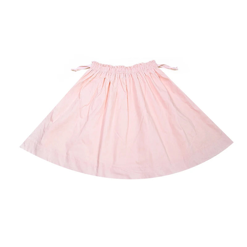 Summer Children's Family Clothes Set Pink And Blue Woven Fabric Boy's Vest And Girls' Dress Baby Romper Outfit with Lining Layer