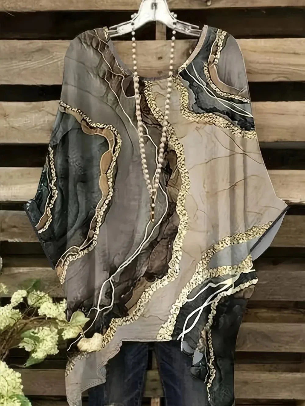 Women's Relaxed Bohemian Blouse