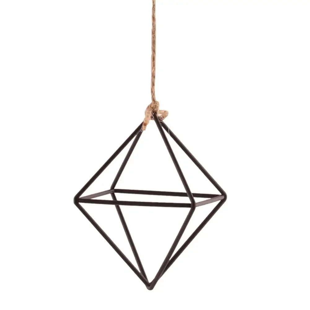 Wall-Mounted Modern Macrame Flower Hanger - Air Plant Stand, Ideal for Indoor, Garden & Courtyard Decoration