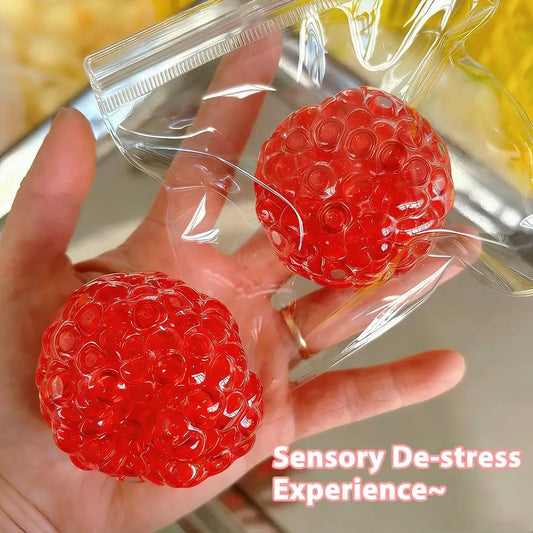 Squishy Balls Ice Beads Squeeze Toy Super Soft Fidget Sensory Toys for Kids Adults Anxiety Stress Relief Slow Rebound Gift