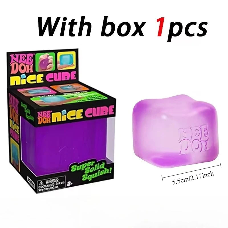 Squishy Soap Stress-Relief Fidget Toy Schylling Needoh Nice Cube Anti-Anxiety Slow Rebound Relaxing Toy Decompression Gift
