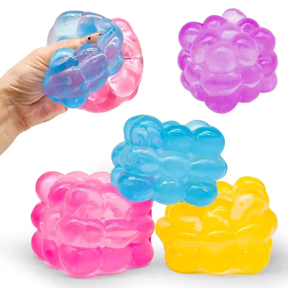 Schylling Needoh Nice Cube Sensory Fidget Squishy Stress Relief Anti-Anxiety Squeeze Toy for Relaxation And Mindful Play